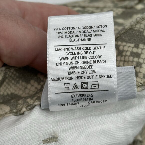 Joe’s Jeans The Lara Size 32 Mid Rise Vesper Cigarette Ankle Snake Print Jeans - Picture 12 of 16